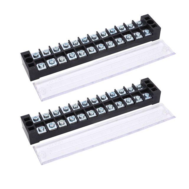 Connecteurs à Double Rangée, Contacts Épaissis 600V 25A pour Câble de 0,5-2,5 Mm2 12 Positions 2512
