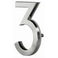 thumbnail image 1 of Backlit LED House Number, Satin Nickel # 3, 1 of 9