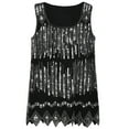 thumbnail image 3 of PrettyGuide Women's Sequin Top Flowy Sparkly Cocktail Tank Party Dressy Tops, XX-Large, 3 of 6