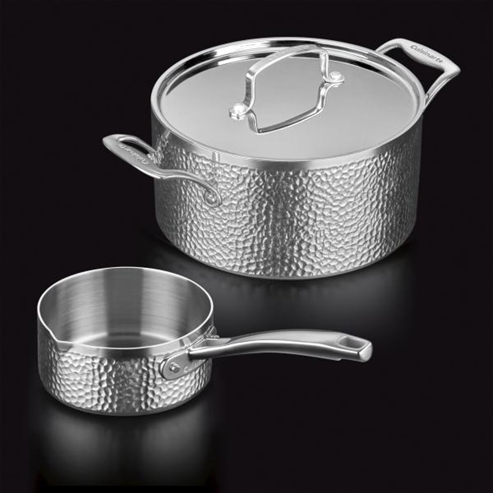 Cuisinart® Hammered Collection Copper Tri-Ply Stainless Steel 9-pc