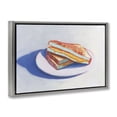 thumbnail image 4 of Stupell Industries Grilled Cheese Meal Food & Beverage Painting Gray Floater Framed Canvas Art Print Wall Art, 31 x 21, 4 of 10