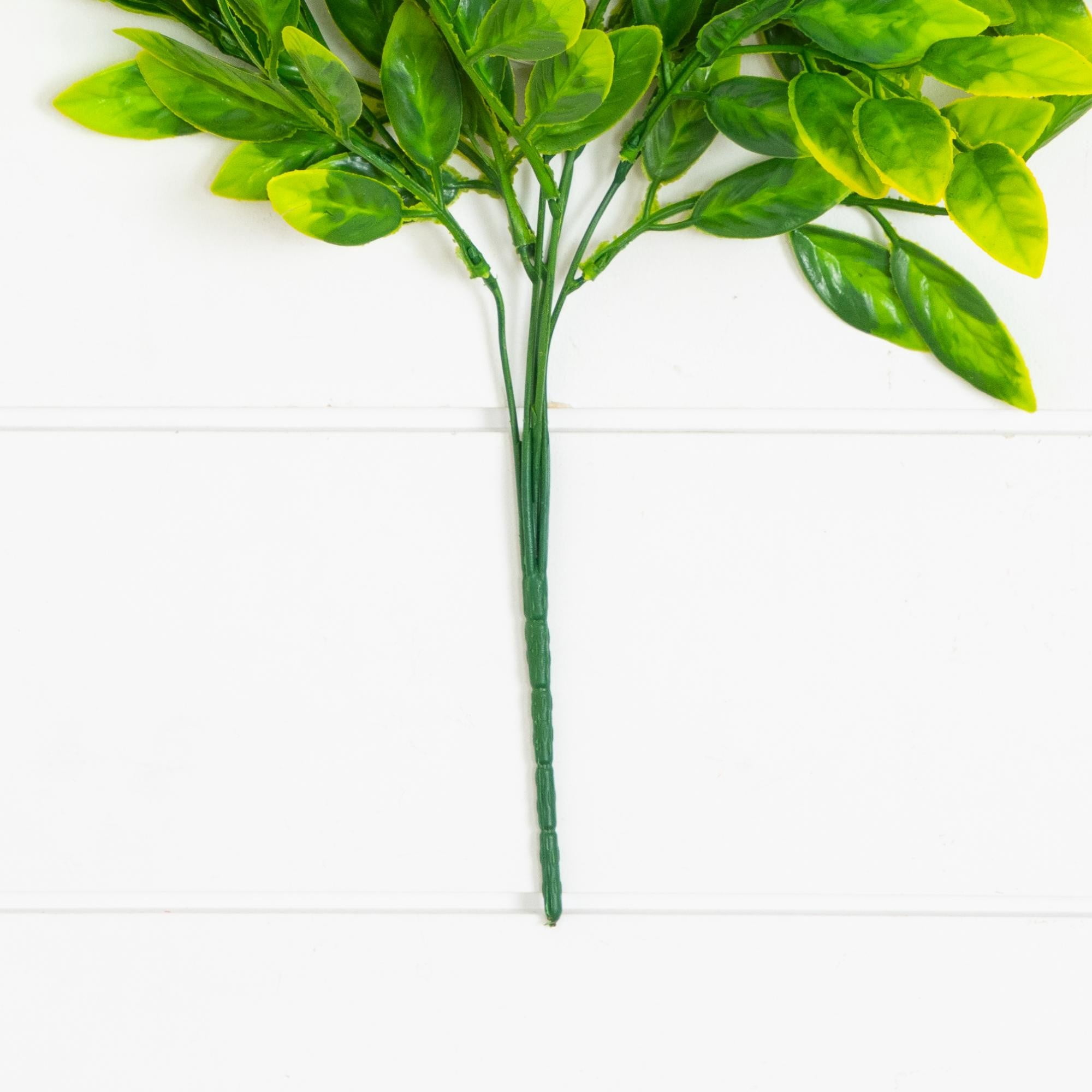 16in. UV Resistant Artificial Ruscus Bush (Indoor/Outdoor) - Set of 6