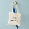 thumbnail image 5 of CafePress - Retired Tote Bag - Unisex Canvas Tote Bag, Beige, 1-Piece, 5 of 7