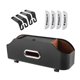 thumbnail image 3 of Organizador para reposacabezas de coche con 2 portavasos, duradero y ordenado, universal Negro, 3 of 9
