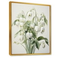 thumbnail image 2 of Designart "Dreamy Beige Snowdrop Scene II" Snowdrops Floater Framed Canvas Prints, 2 of 5