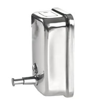 Soap Bottle Clear Pump Foam Hand Dispenser Automatic Silver