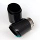 thumbnail image 1 of Matte Black Carbon Fiber Stainless Steel Ring Universal Car Exhaust Muffler Pipes for BMW E46 exhaust systems~13722, 1 of 1