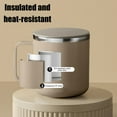thumbnail image 5 of 13.5oz Coffee Mug with Handle, Double Wall Stainless Steel Insulated Lowball Tumbler Keeping Hot and Cold(Khaki), 5 of 6
