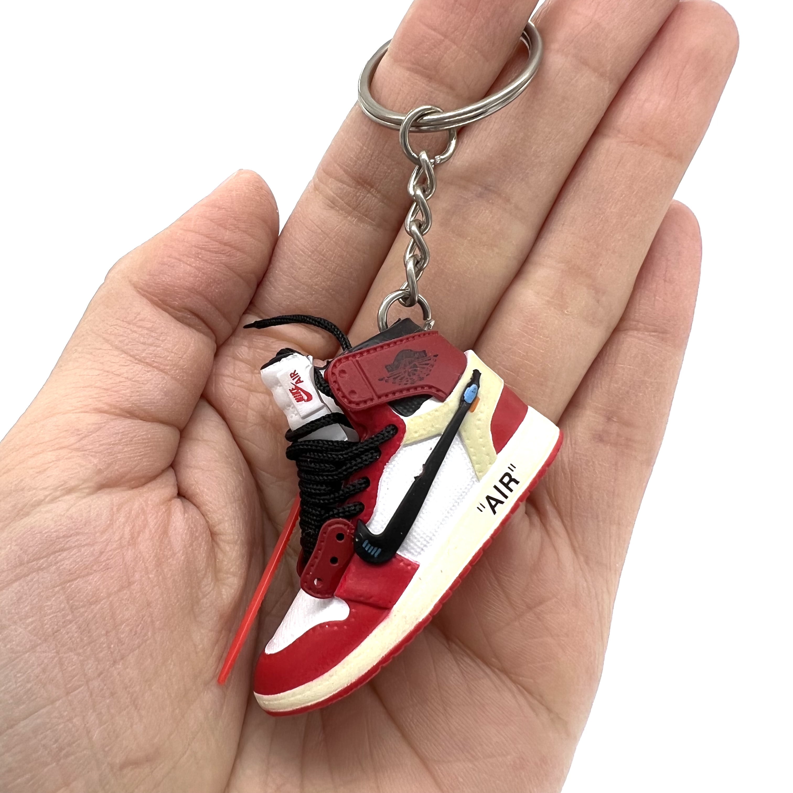 DSK GLOBAL Nike Sneaker Keychains, 3D Mini Michael Jordan 1 Key