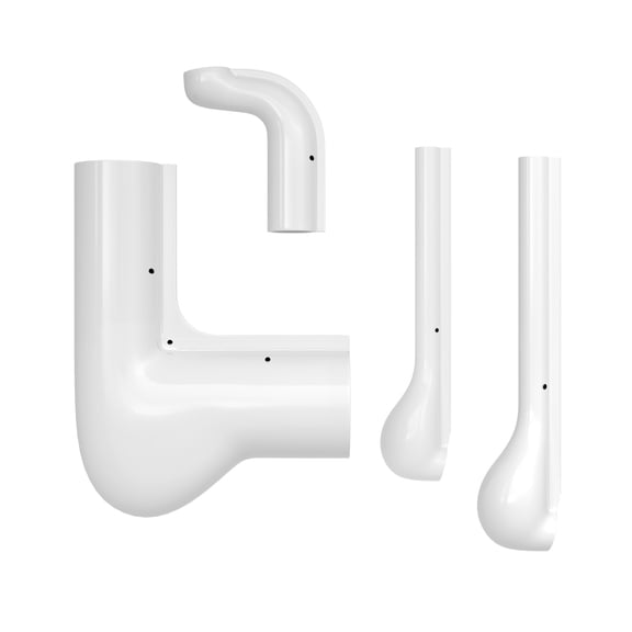 Proflo PFSCPT2SOFFWH Soft Supply Cover - White