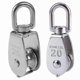 thumbnail image 1 of 25mm Rotatable Less Steel Wire Rope Single Sheave Pulley Scooter Amp; Steel Wire Pulley Less Steel M20 Duty Steel S, 1 of 5