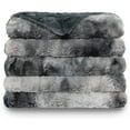 thumbnail image 7 of Sanmadrola Throw Blanket Soft Fuzzy Throw Blanket for Couch Fluffy Blankets Throws Shaggy Faux Fur Blanket Plush Sherpa Blanket Cozy Decorative Gift Throw Blankets for Couch, Sofa, Bed 50''x60'' Gray, 7 of 7