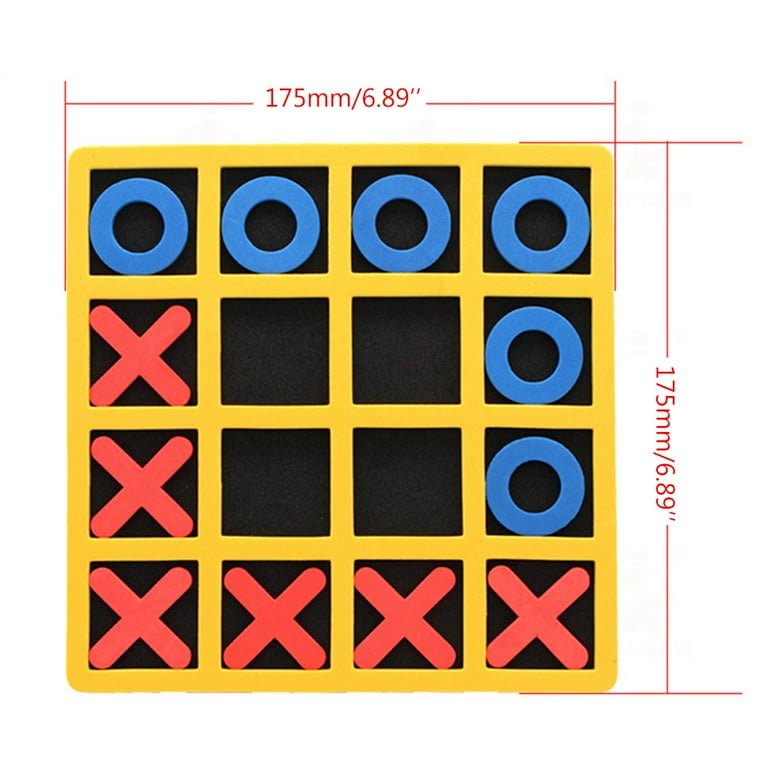 HeroNeo Board Games Tic Tac Toe Fun Family Games to Play in Box Strategy  Board Games for Families to Challenge Brain Games 