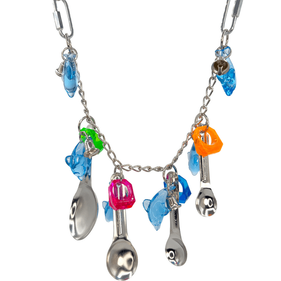 1097 Super Dolphin Ringy Spooner Mandarin Bird Toys by M&M