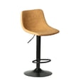 thumbnail image 1 of Sillas de Barra Acolchada con Respaldo Ilios Innova  minimalista camel, 1 of 5