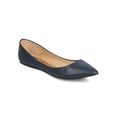 thumbnail image 1 of CHeRISH EI73 Women Leatherette Pointy Toe Ballet Flat, 1 of 5
