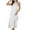 White-08, variant on Women's Sexy Backless Nightgown, Halter Sleeveless Slip Satin Chemise & Long Sleep Dress