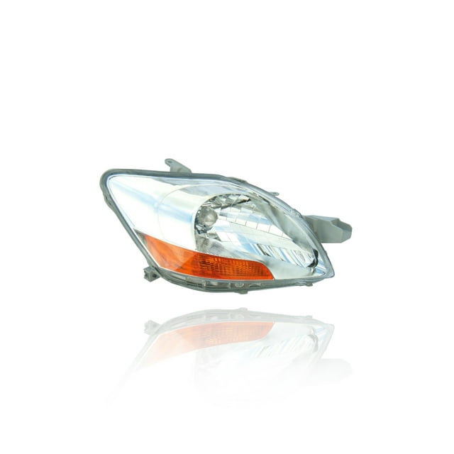 Headlight - Eagle Eye Fit/For 8113052750 07-11 Toyota Yaris Sedan Base Model Without Sport - Right Hand - Passenger