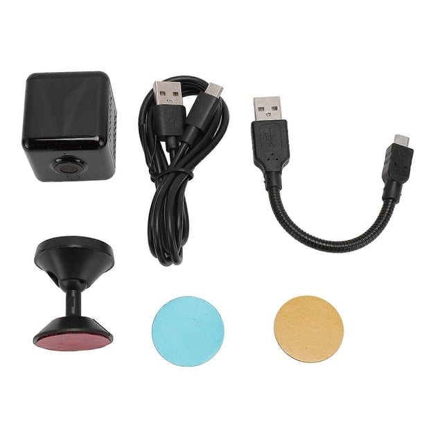 Mini Wireless Wi-Fi Surveillance Camera, Powerful, Magnetic, 720p, HD, Infrared Night Vision, 900mAh, Compatible with 128GB Memory Card.