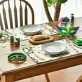 thumbnail image 5 of Sm:)e Irises White Mask Carnival Mardi Gras Placemats Set of 4, 12x18 Inch, 5 of 7