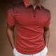 thumbnail image 2 of Playeras Hombre Cuello V Camiseta De Manga Corta Para Hombre Verano Casual Estampado De Lunares Camisas Festivas Tops, 2 of 4