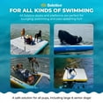 thumbnail image 5 of Solstice Original Floating Inflatable Dock RISE Water Mat 7 x 7 Ft Platform, 5 of 9