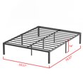 thumbnail image 5 of Yoneston Queen Size Heavy Duty Metal Bed Frame No Box Spring 14 Inch High with Storage, 5 of 8