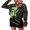 Black Dinosaur, variant on Ugly Christmas Sweater for Women Long Sleeve Dinosaur Print Holiday Knitted Pullover Xmas Sweaters