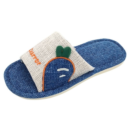 

Dyfzdhu Men And Women Slippers Home Slippers Indoor Slip Slippers Creative Radish Soft Bottom Cotton Slippers