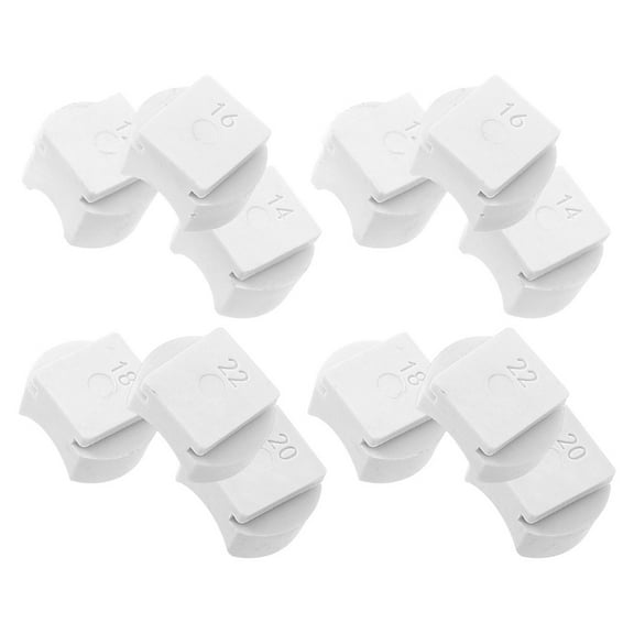 WHAMVOX 12pcs Ring Bender Dies for Spoon Rings Replacement Tools and Supplies Small Bending Machine Accessories