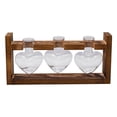 thumbnail image 2 of Baoblaze Glass Vase Desk Flowers Holder Hydroponic Vase for Housewarming Shelf Glass Vases, 2 of 8