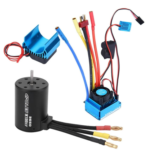 3650 Motor RC Heat Sink Remote Control For Boys Outdoor RC Racing RC Car 60A