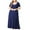Dark Blue dresses, variant on Wycnly Dresses for Women 2025 Evening Party Prom Elegant Lace Patchwork Empire Waist Pleated Swing Plus Size Long Dresses Solid Short Sleeve V-Neck Maxi Formal Dresses for Women Dark Blue XXXXXL