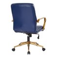 Baldwin Mid-Back Faux Leather Chair - Walmart.com