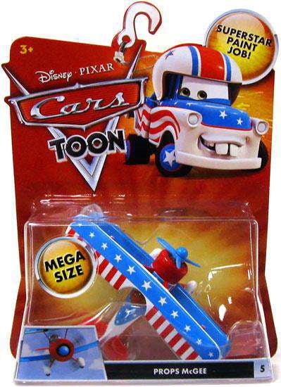Disney Cars Cars Toon Deluxe Oversized Buck the Tooth Vendor 1:55