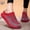 47, variant on Lightweight Breathable Knit-Like Sneaker Moccasins - Slip-On Low-Top PU -like (PU) Upper &, Round Toe Casual Shoes with Cushioned for Beach, s, Casual Attire - Easy-Care Color Options (Red/Blue) -