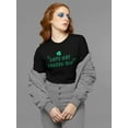 thumbnail image 4 of St Patricks Day Lets Get Lucked Up Womens Long Sleeve T Shirt, 4 of 5