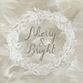 thumbnail image 2 of Jacobs, Cindy 15x15 White Modern Wood Framed Museum Art Print Titled - White Whisper Christmas Wreath II, 2 of 4