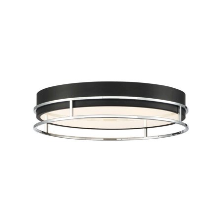 

Eurofase Lighting 39408 Grafice 18 Wide Led Flush Mount Drum Ceiling Fixture - Chrome