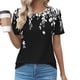 thumbnail image 2 of Tops Cortos para las Mujeres Cuello en V de Moda Casual Manga Corta Primavera Verano Top, Tops de Baile para las Mujeres, 2 of 4