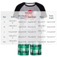 thumbnail image 6 of GERsome Family Matching Christmas Pajamas Outfits Xmas Hat Graphic Short Sleeve Tops and Plaid Shorts for Holiday, 6 of 6