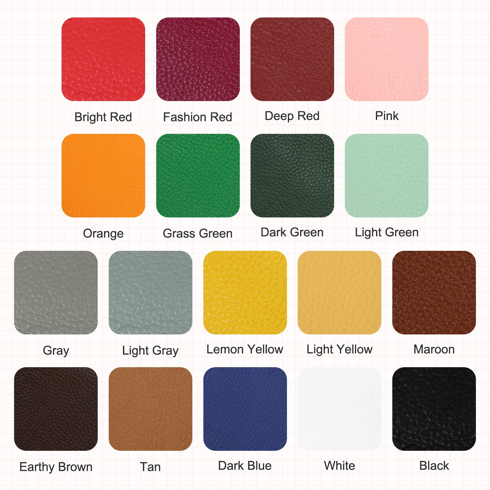 Uxcell Thick Full Grain Leather Sheet, 23.6 x 15.8 Inch Natural Cow Leather 1.5-1.8 mm Fabric Pieces for DIY Craft Furniture Office Belts Notebook Covers,Black
