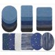 thumbnail image 1 of 21 Parches Vaqueros DIY Parches Termoadhesivos Niños Adultos Parches Bordados Kit de Reparación de Vaqueros Set Parches Termoadhesivos para DIY Vaqueros Accesorios Bolsos Chaquetas Mochilas, 1 of 1