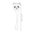 thumbnail image 2 of COSMOBETTY Cute Panda Shaped Desk Cable Holder 1Pcs Simple Silicone Cord Manager for Travel and Desktop Use, 2 of 8