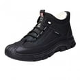 thumbnail image 1 of Botas de nieve de invierno para hombre, botas cortas de invierno para mochilero, deportes, senderismo Negro Talla 41 Yuyangstore Botas de nieve de invierno, 1 of 8