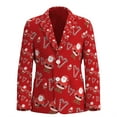 thumbnail image 2 of YuanLu Boys' 2-Piece Festive Suit Set: Two Button Jacket & Pants for Christmas,Red,8Y, 2 of 5