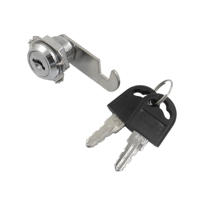 Cerradura de leva de 19mm para cajones de escritorio y cajas de herramientas con llaves