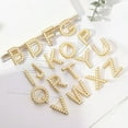 thumbnail image 3 of K-KED 26 Capital Initial Letter Pearl Gold Alphabet Brooch Pin Wedding Women Jewelry-Z, 3 of 9