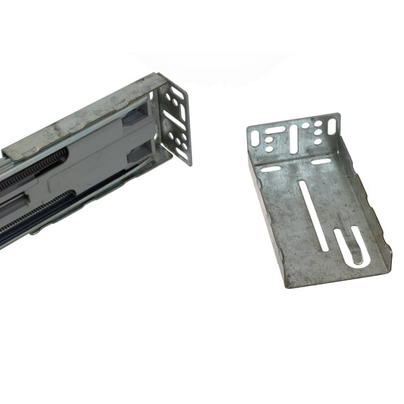 GlideRite 75 Series Drawer Slides Face Frame Rear Mounting Brackets, 1 Pair
