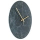 thumbnail image 5 of Reloj de pared, moderno reloj de pared, reloj silencioso de mármol, decoración de sala de estar, rendimiento finamente afinado Jadeshay A, 5 of 8